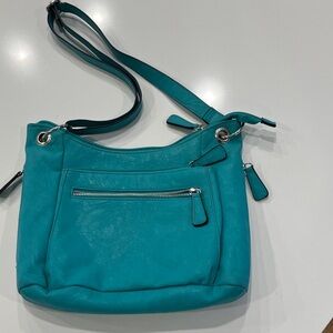 Bueno - Teal Crossbody Shoulder Bag - Stylish Everyday Tote